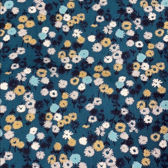 Le Lis teal Floral Blouse, size 1x. USA Made, sustainable, GUC. Bundle only - Picture 5 of 7